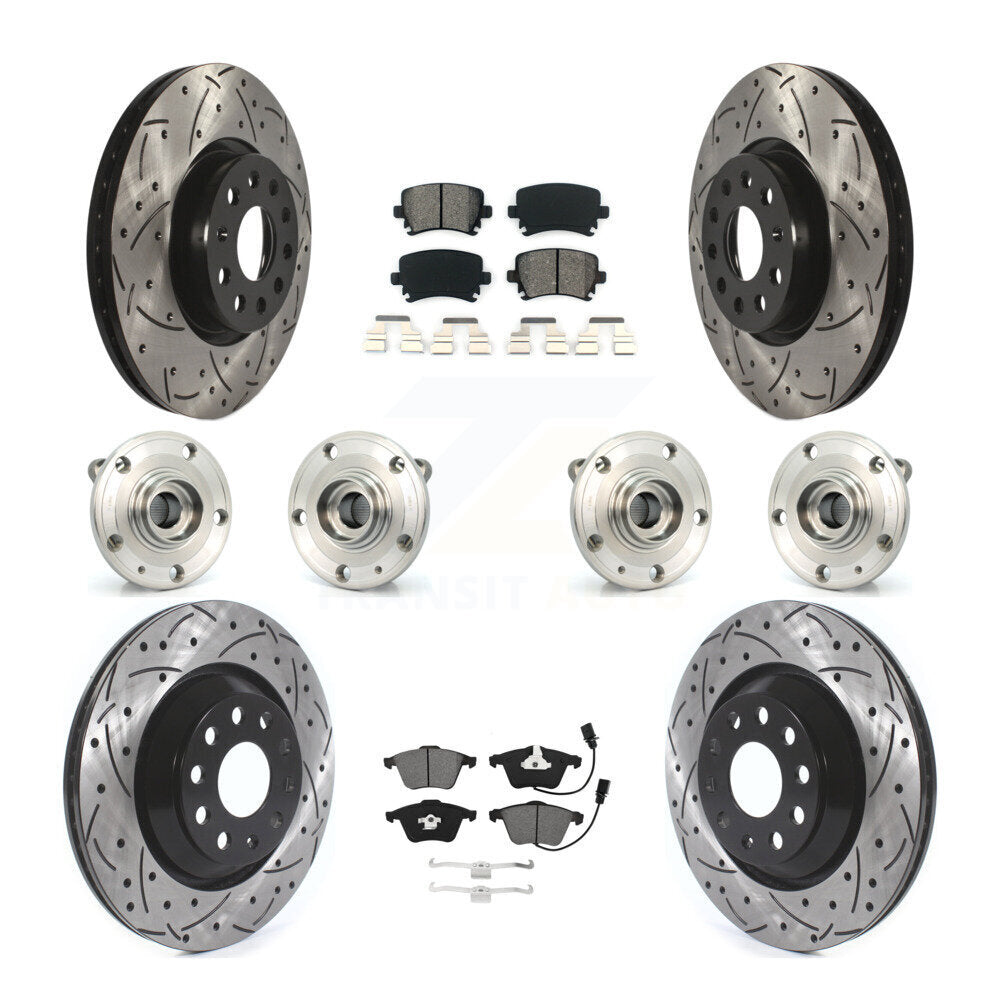 Transit Auto KBB-125634 Wheel Bearing and Hub Assembly for 2009-2012 Volkswagen CC - Front and Rear product image