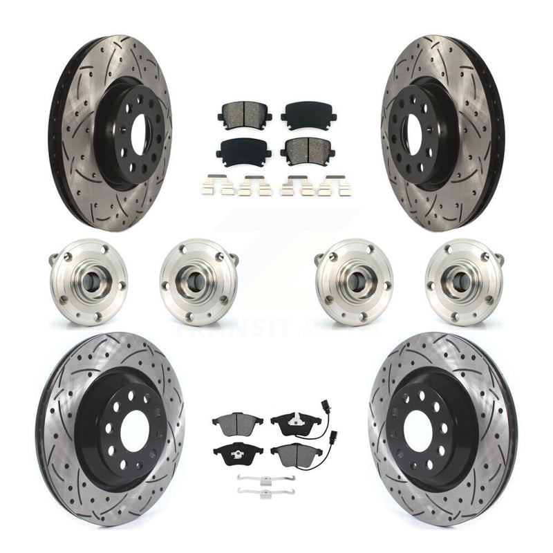 Transit Auto KBB-125634 Wheel Bearing and Hub Assembly for 2009-2012 Volkswagen CC - Front and Rear product image