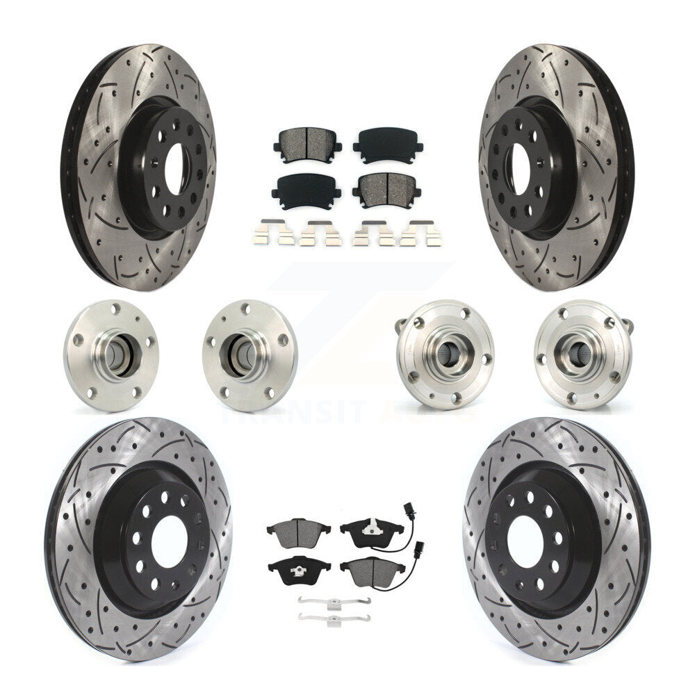 Transit Auto KBB-125635 Wheel Bearing and Hub Assembly for 2009-2010 Volkswagen CC - Front and Rear product image