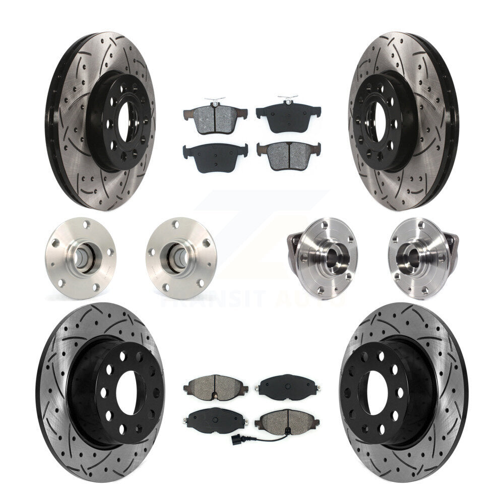 Transit Auto KBB-125636 Wheel Bearing and Hub Assembly for 2019-2021 Volkswagen Jetta - Front and Rear product image