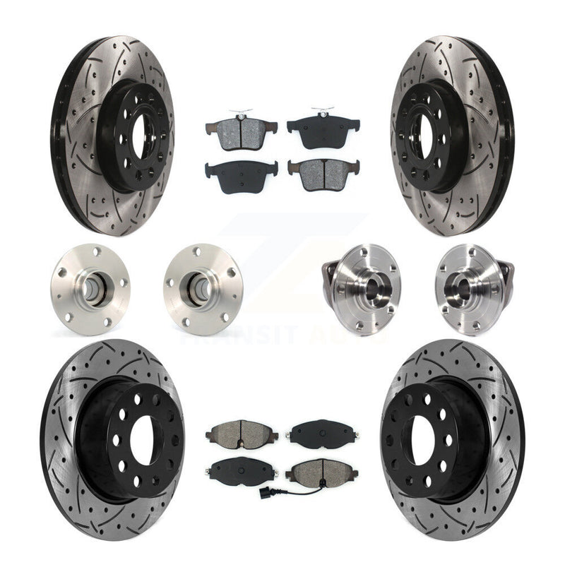 Transit Auto KBB-125636 Wheel Bearing and Hub Assembly for 2019-2021 Volkswagen Jetta - Front and Rear product image