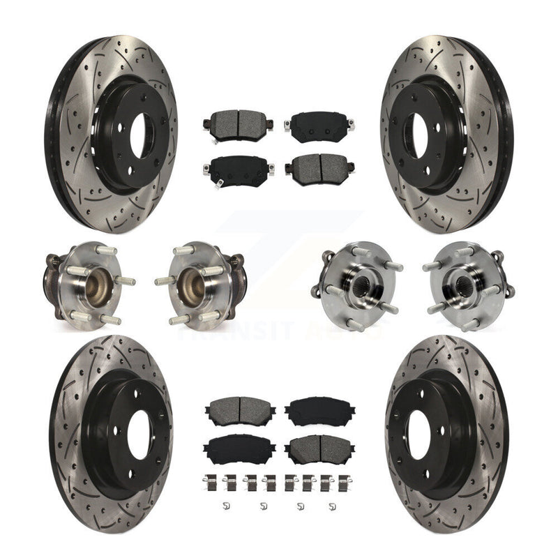 Transit Auto KBB-125637 Wheel Bearing and Hub Assembly for 2019-2021 Mazda 6 - Front and Rear product image