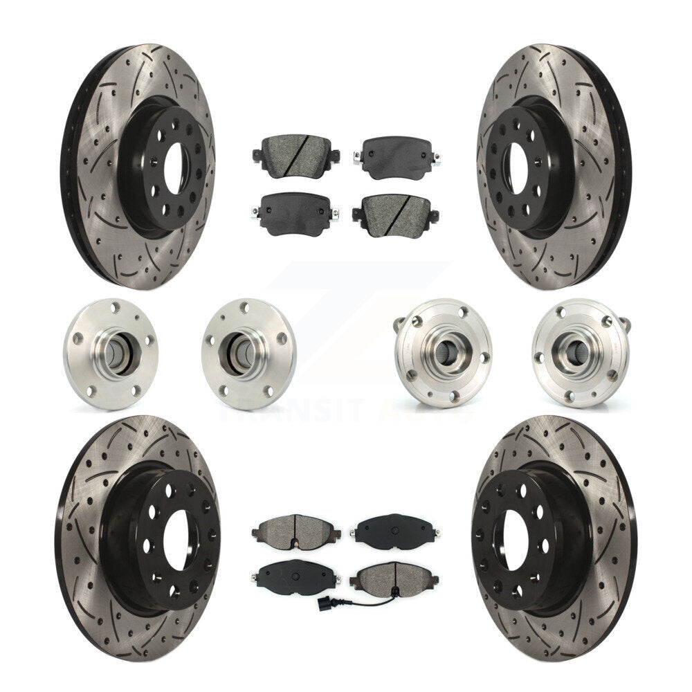 Transit Auto KBB-125642 Wheel Bearing and Hub Assembly for 2021-2022 Volkswagen Passat - Front and Rear product image
