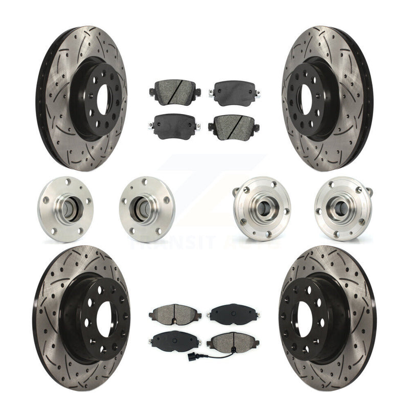 Transit Auto KBB-125642 Wheel Bearing and Hub Assembly for 2021-2022 Volkswagen Passat - Front and Rear product image
