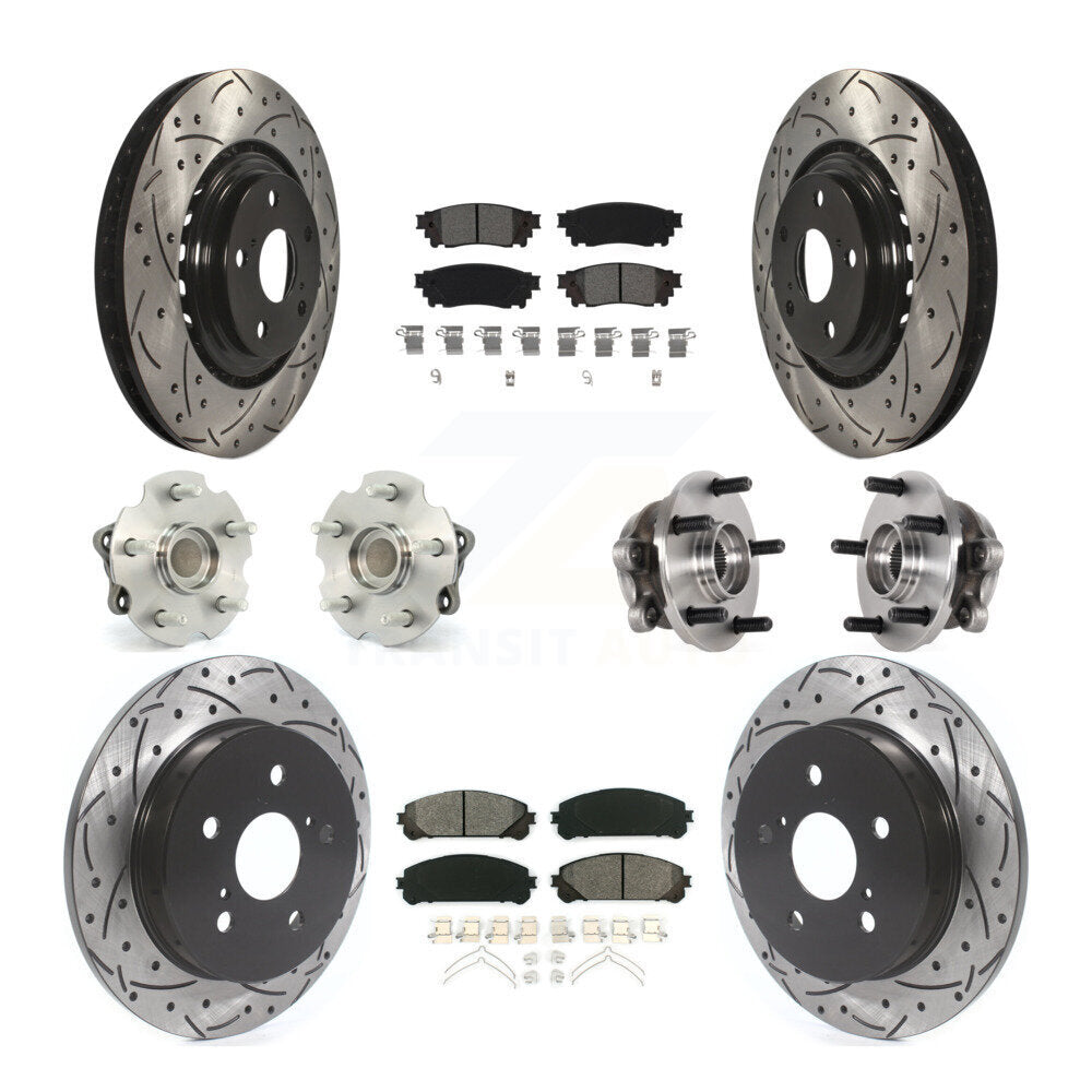 Transit Auto KBB-125643 Wheel Bearing and Hub Assembly for 2015-2021 Lexus NX300, Lexus NX200t, Lexus NX300h - Front and Rear product image