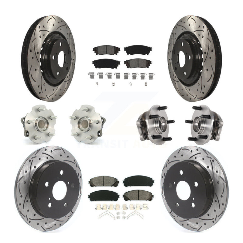 Transit Auto KBB-125643 Wheel Bearing and Hub Assembly for 2015-2021 Lexus NX300, Lexus NX200t, Lexus NX300h - Front and Rear product image