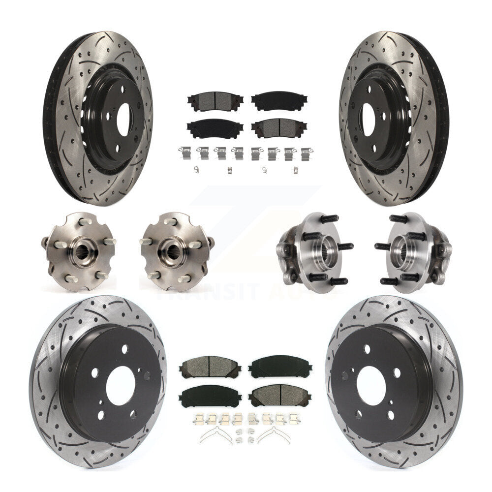 Transit Auto KBB-125644 Wheel Bearing and Hub Assembly for 2015-2021 Lexus NX300h, Lexus NX300, Lexus NX200t - Front and Rear product image