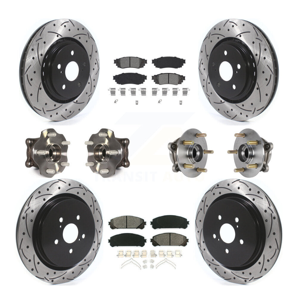 Transit Auto KBB-125645 Wheel Bearing and Hub Assembly for 2016-2022 Lexus RX350, Lexus RX350L, Lexus RX450hL & more - Front and Rear product image