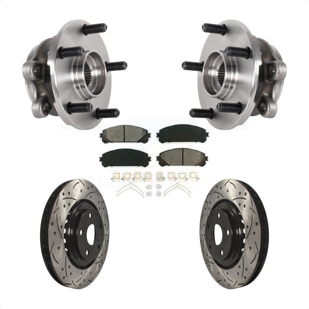 Transit Auto KBB-125673 Wheel Bearing and Hub Assembly for 2015-2021 Lexus NX300h, Lexus NX300, Lexus NX200t - Front product image