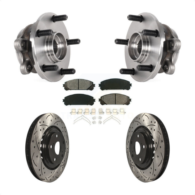Transit Auto KBB-125673 Wheel Bearing and Hub Assembly for 2015-2021 Lexus NX300h, Lexus NX300, Lexus NX200t - Front product image