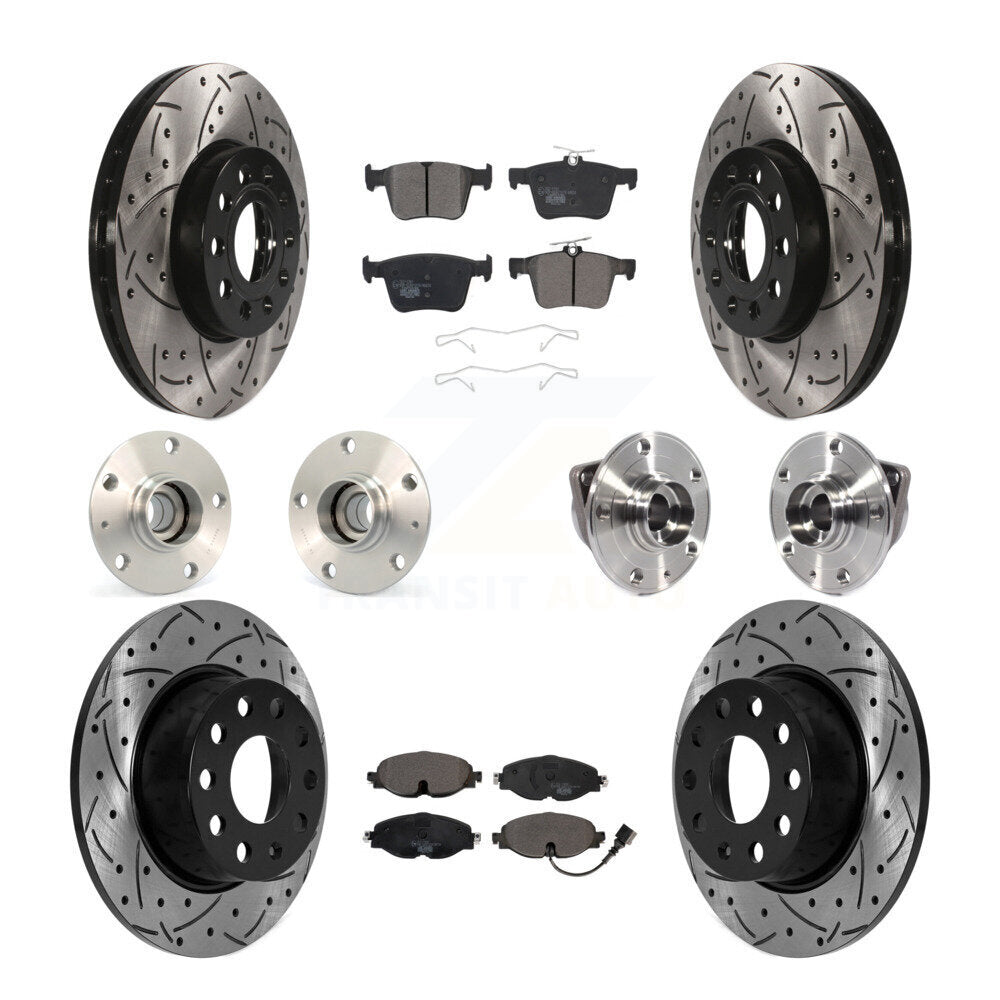 Transit Auto KBB-125690 Wheel Bearing and Hub Assembly for 2019-2021 Volkswagen Jetta - Front and Rear product image