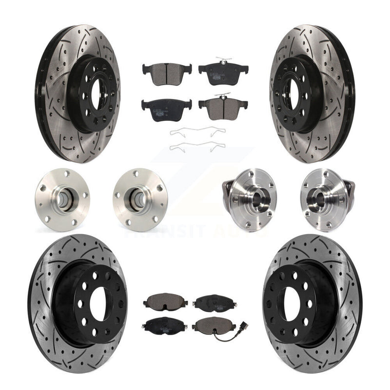 Transit Auto KBB-125690 Wheel Bearing and Hub Assembly for 2019-2021 Volkswagen Jetta - Front and Rear product image