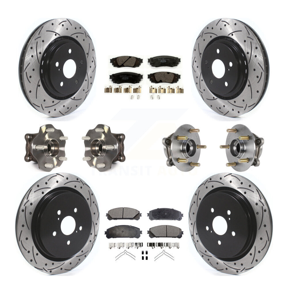Transit Auto KBB-125710 Wheel Bearing and Hub Assembly for 2016-2022 Lexus RX350, Lexus RX350L, Lexus RX450hL & more - Front and Rear product image