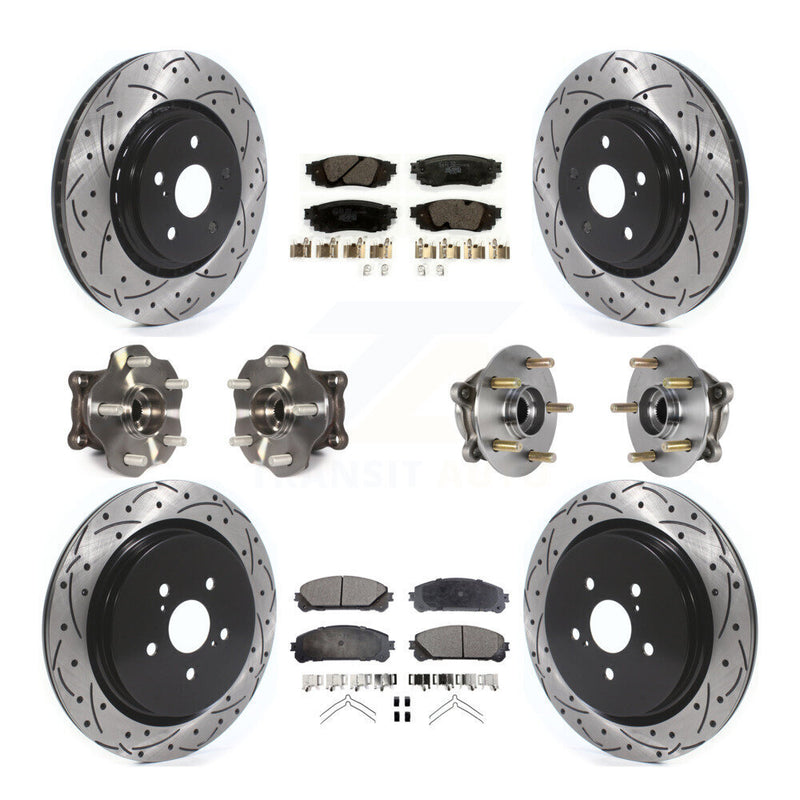 Transit Auto KBB-125710 Wheel Bearing and Hub Assembly for 2016-2022 Lexus RX350, Lexus RX350L, Lexus RX450hL & more - Front and Rear product image