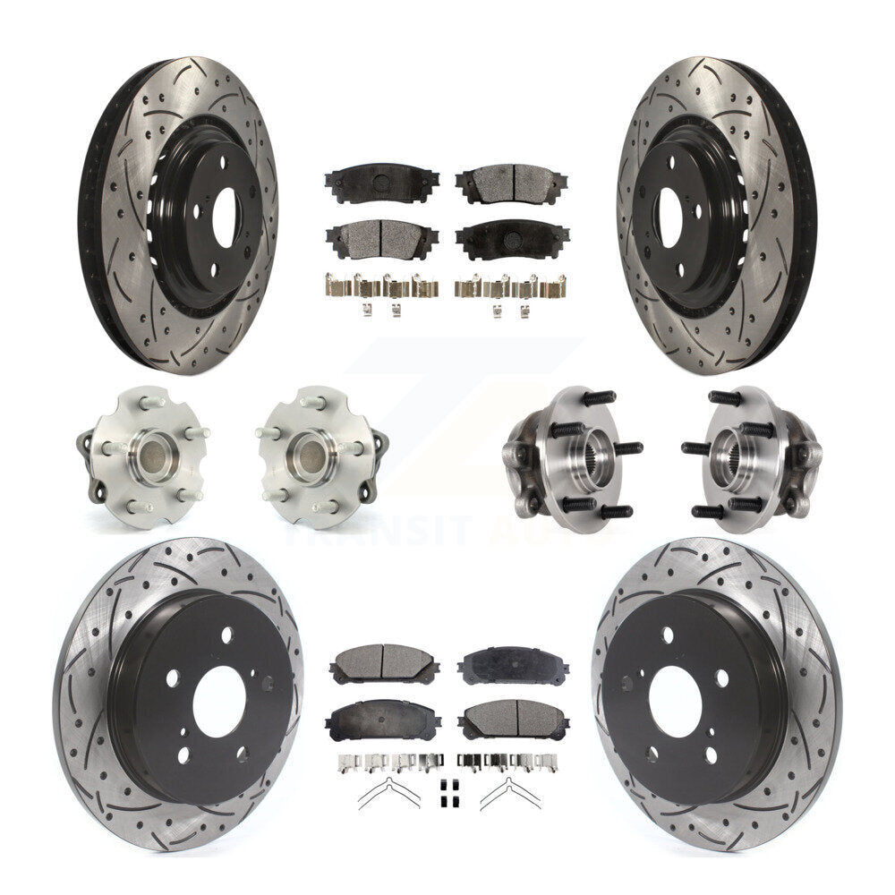 Transit Auto KBB-125713 Wheel Bearing and Hub Assembly for 2015-2021 Lexus NX300, Lexus NX200t, Lexus NX300h - Front and Rear product image
