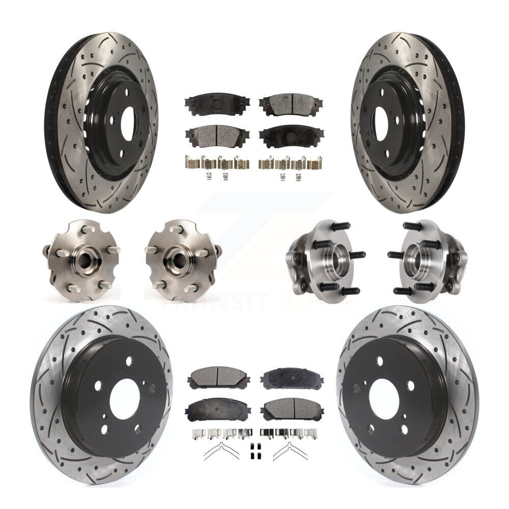 Transit Auto KBB-125714 Wheel Bearing and Hub Assembly for 2015-2021 Lexus NX300h, Lexus NX300, Lexus NX200t - Front and Rear product image