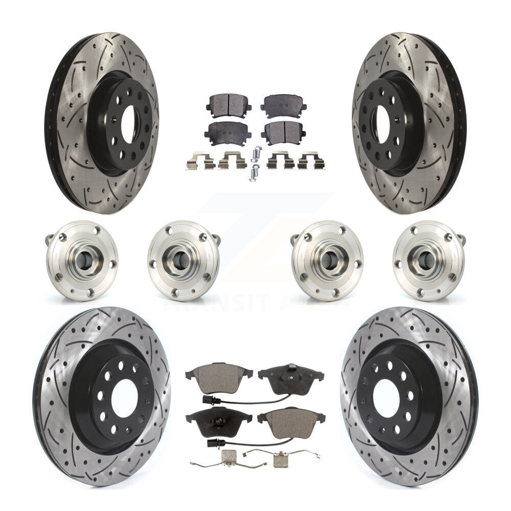 Transit Auto KBB-125725 Wheel Bearing and Hub Assembly for 2009-2012 Volkswagen CC - Front and Rear product image