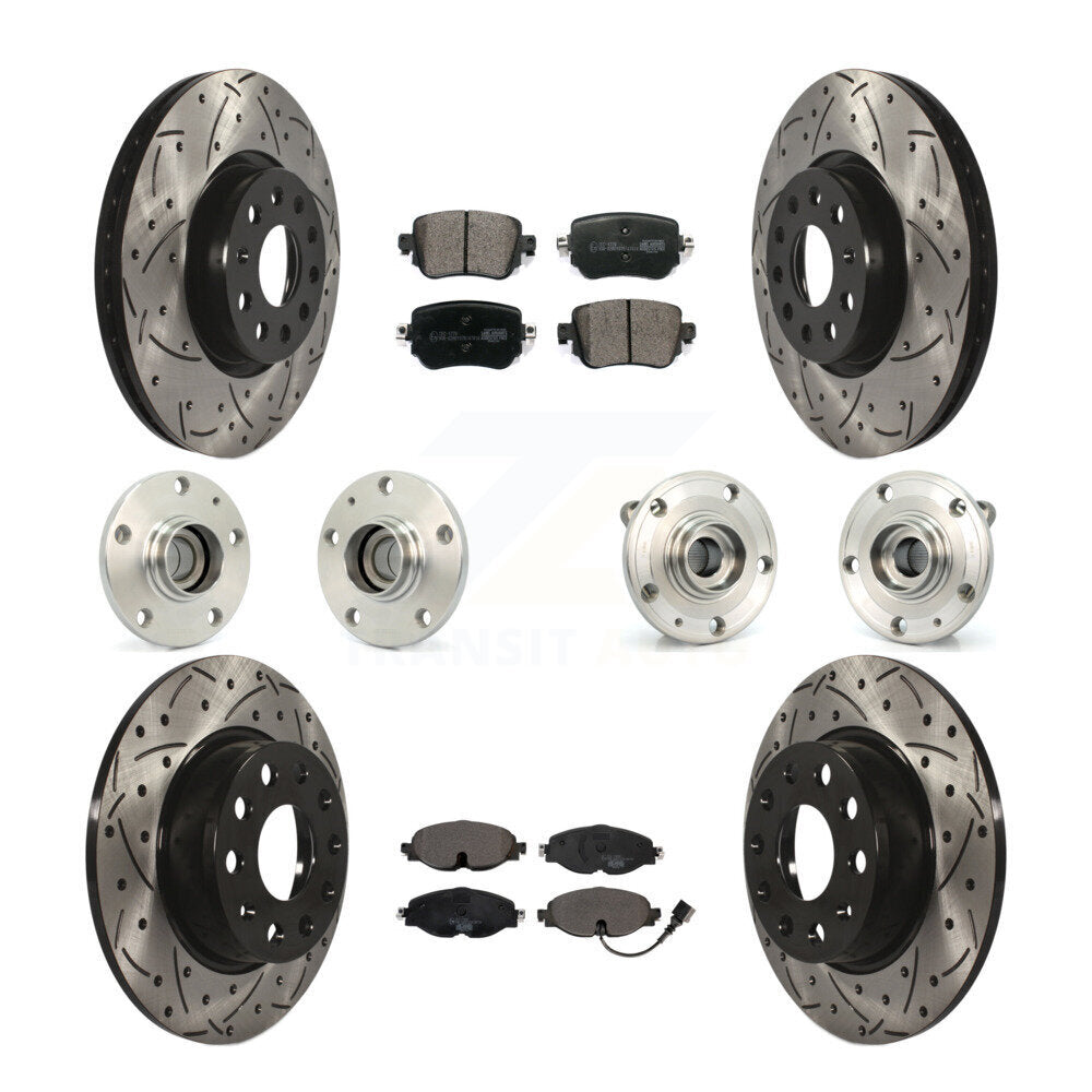 Transit Auto KBB-125726 Wheel Bearing and Hub Assembly for 2021-2022 Volkswagen Passat - Front and Rear product image