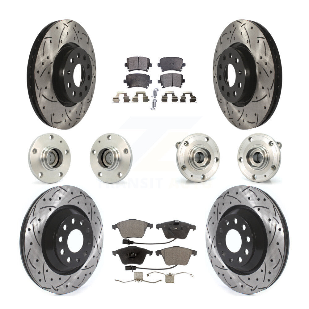 Transit Auto KBB-125727 Wheel Bearing and Hub Assembly for 2009-2010 Volkswagen CC - Front and Rear product image