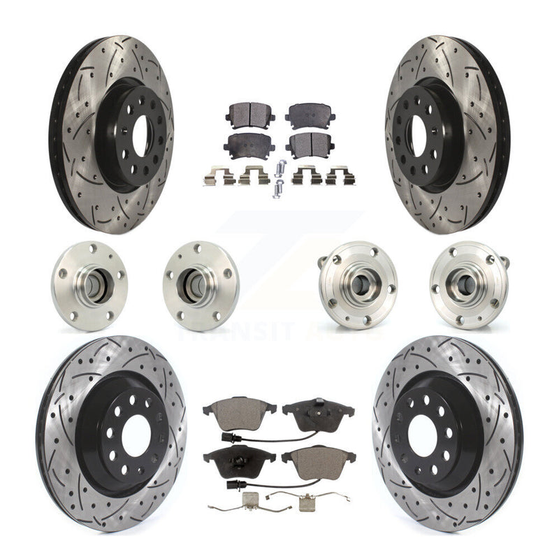 Transit Auto KBB-125727 Wheel Bearing and Hub Assembly for 2009-2010 Volkswagen CC - Front and Rear product image