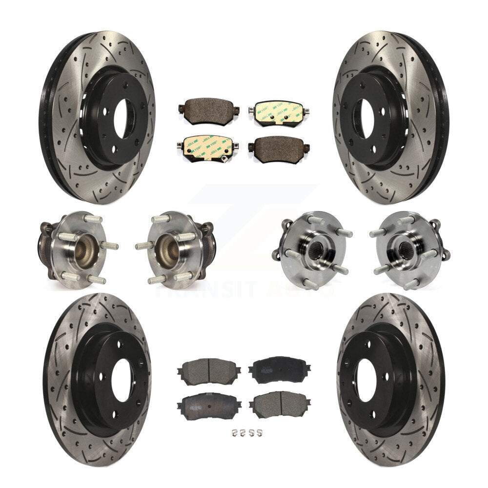 Transit Auto KBB-125728 Wheel Bearing and Hub Assembly for 2019-2021 Mazda 6 - Front and Rear product image
