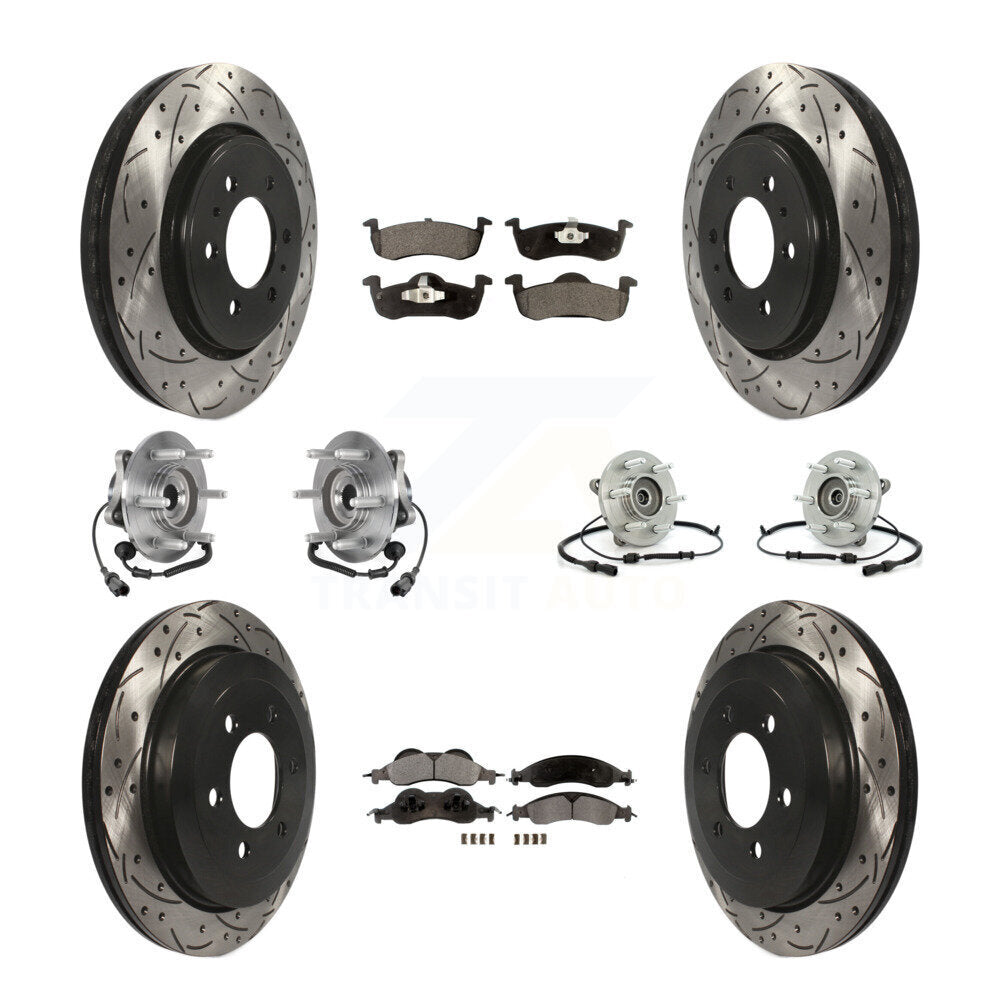 Transit Auto KBB-125737 Wheel Bearing and Hub Assembly for 2007-2009 Lincoln Navigator, Ford Expedition - Front and Rear product image