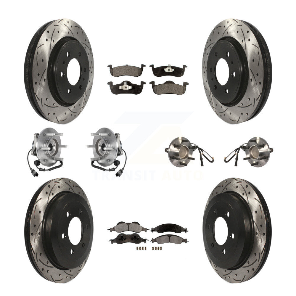 Transit Auto KBB-125738 Wheel Bearing and Hub Assembly for 2007-2009 Ford Expedition, Lincoln Navigator - Front and Rear product image
