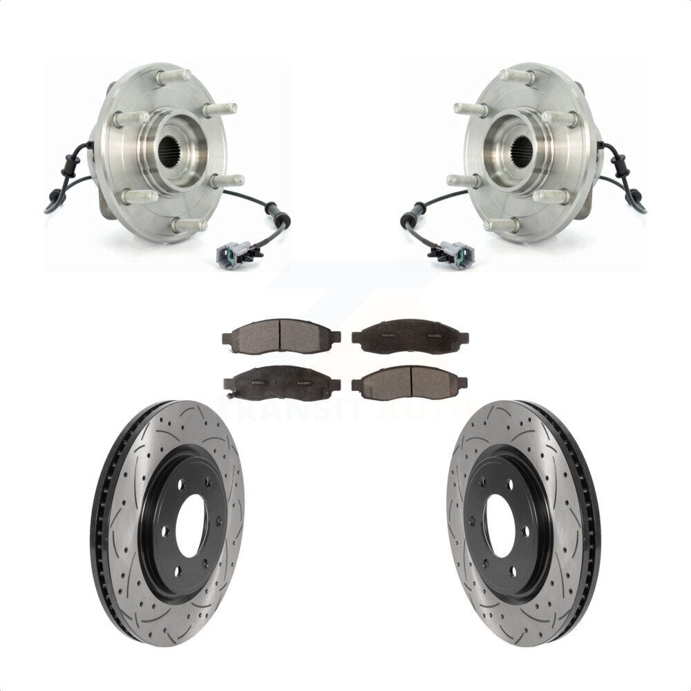 Transit Auto KBB-125768 Wheel Bearing and Hub Assembly for 2007 Nissan TITAN - Front product image