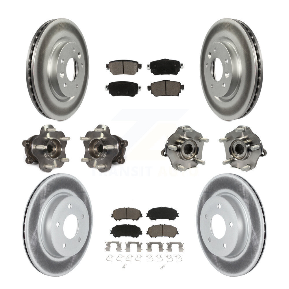 Transit Auto KBB-125827 Wheel Bearing and Hub Assembly for 2019-2022 Nissan Rogue Sport, Nissan Qashqai - Front and Rear product image