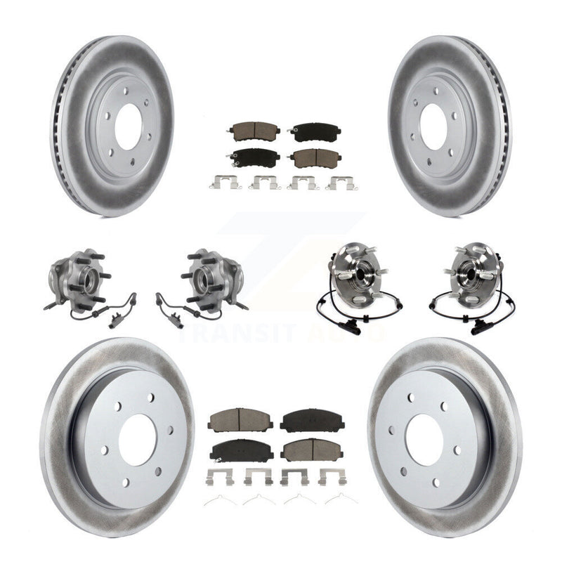Transit Auto KBB-125843 Wheel Bearing and Hub Assembly for 2017-2019 Nissan Armada - Front and Rear product image