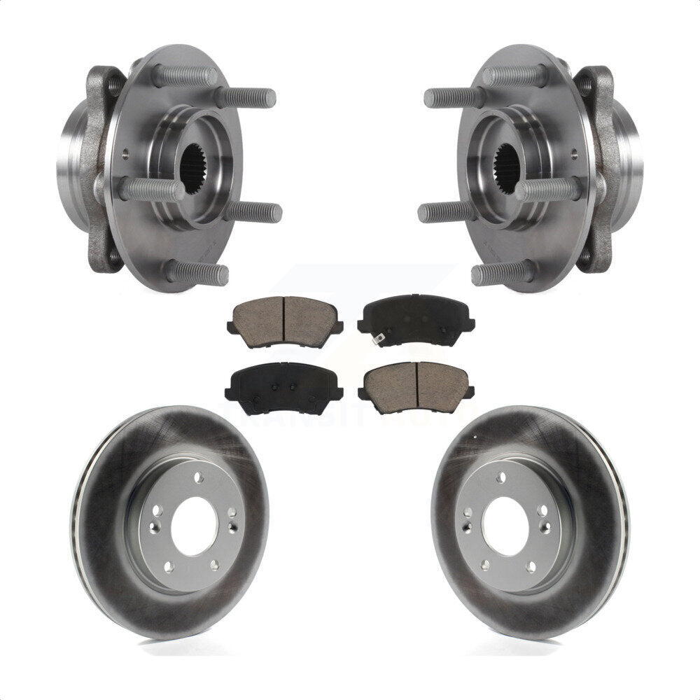 Transit Auto KBB-125871 Wheel Bearing and Hub Assembly for 2017-2021 Hyundai Veloster, Hyundai Elantra GT - Front product image