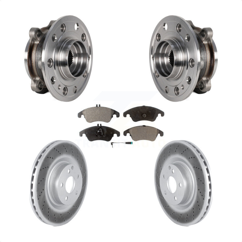 Transit Auto KBB-126016 Wheel Bearing and Hub Assembly for 2017 Mercedes-Benz E400 - Front product image