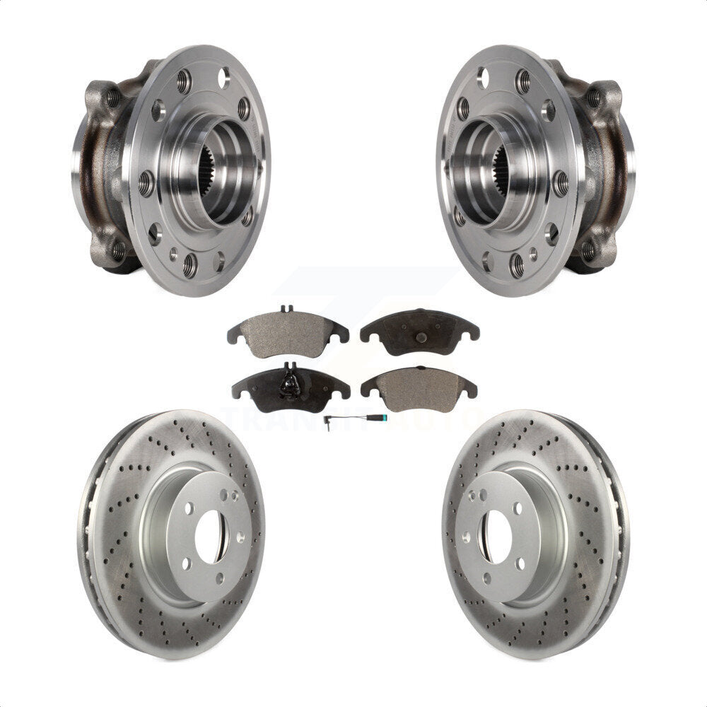 Transit Auto KBB-126019 Wheel Bearing and Hub Assembly for 2017 Mercedes-Benz E400 - Front product image