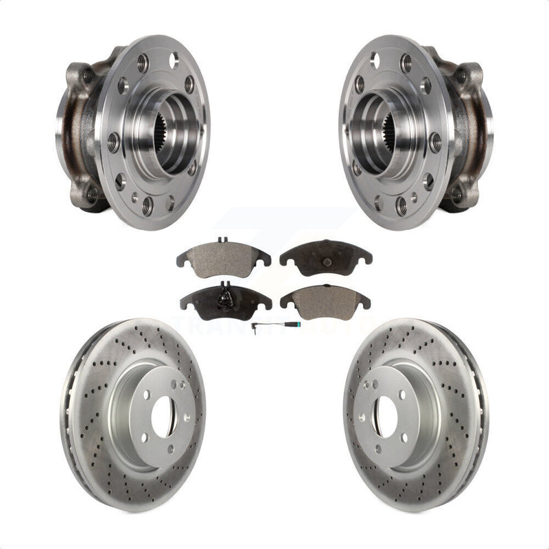 Transit Auto KBB-126019 Wheel Bearing and Hub Assembly for 2017 Mercedes-Benz E400 - Front product image