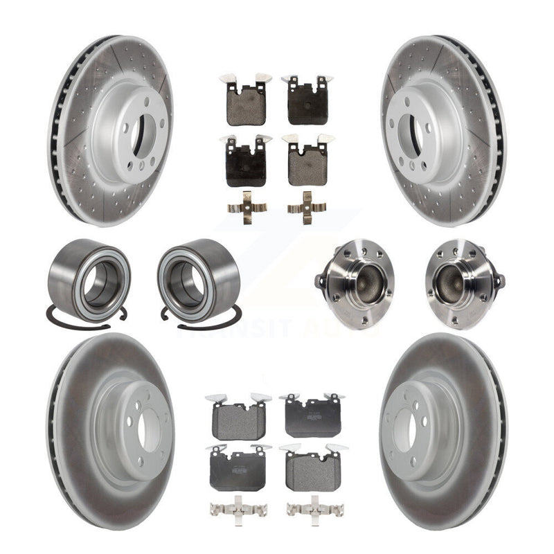 Transit Auto KBB-126052 Wheel Bearing and Hub Assembly for 2014-2020 BMW M240i, BMW M235i - Front and Rear product image