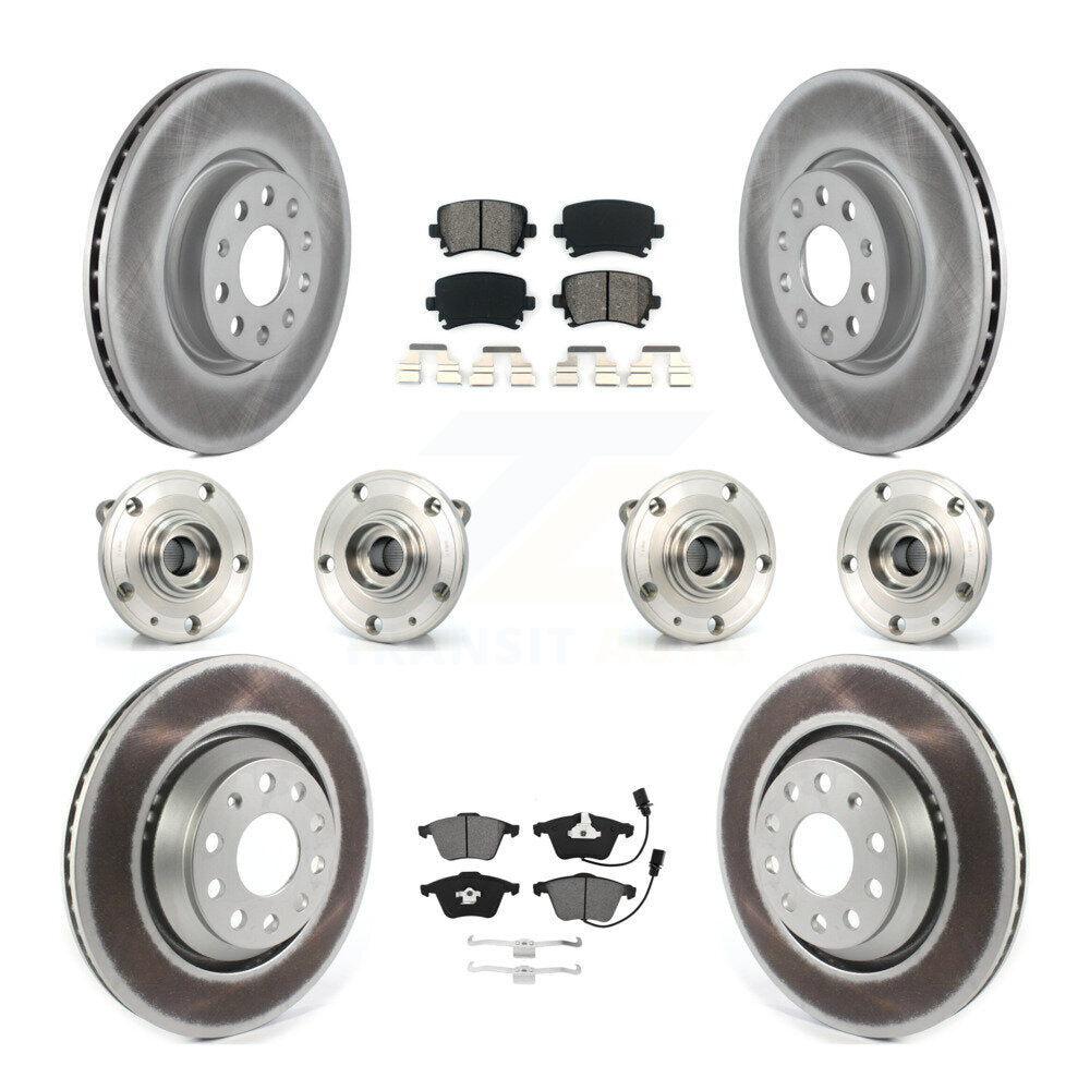 Transit Auto KBB-126117 Wheel Bearing and Hub Assembly for 2009-2012 Volkswagen CC - Front and Rear product image