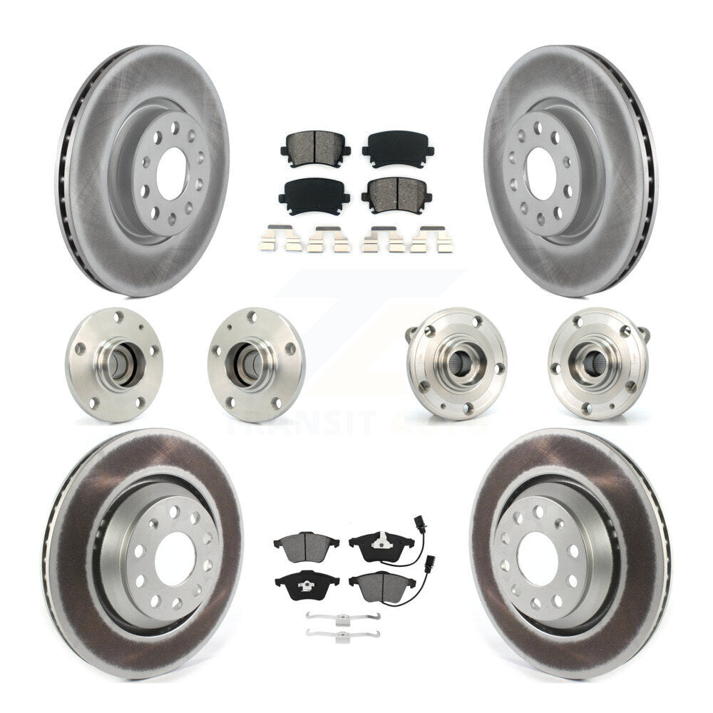 Transit Auto KBB-126118 Wheel Bearing and Hub Assembly for 2009-2010 Volkswagen CC - Front and Rear product image