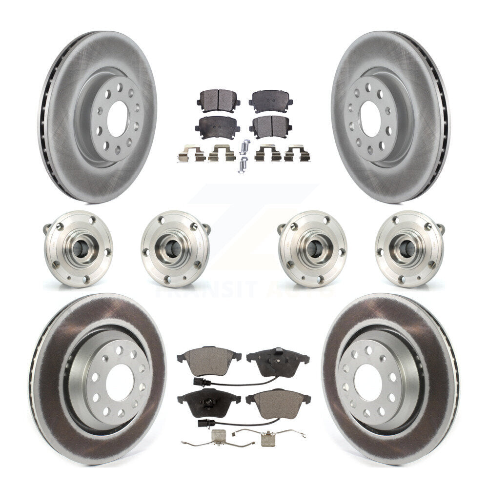 Transit Auto KBB-126242 Wheel Bearing and Hub Assembly for 2009-2012 Volkswagen CC - Front and Rear product image