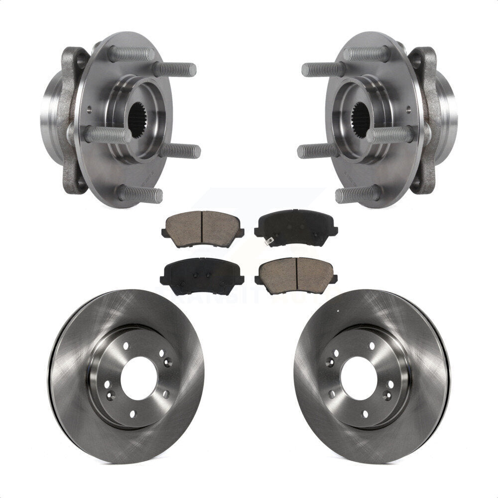 Transit Auto KBB-126363 Wheel Bearing and Hub Assembly for 2017-2021 Hyundai Veloster, Hyundai Elantra GT - Front product image
