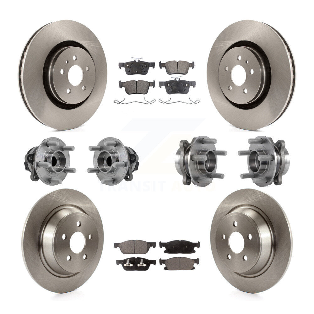 Transit Auto KBB-126845 Wheel Bearing and Hub Assembly for 2015-2023 Lincoln Nautilus, Lincoln MKX, Ford Edge - Front and Rear product image