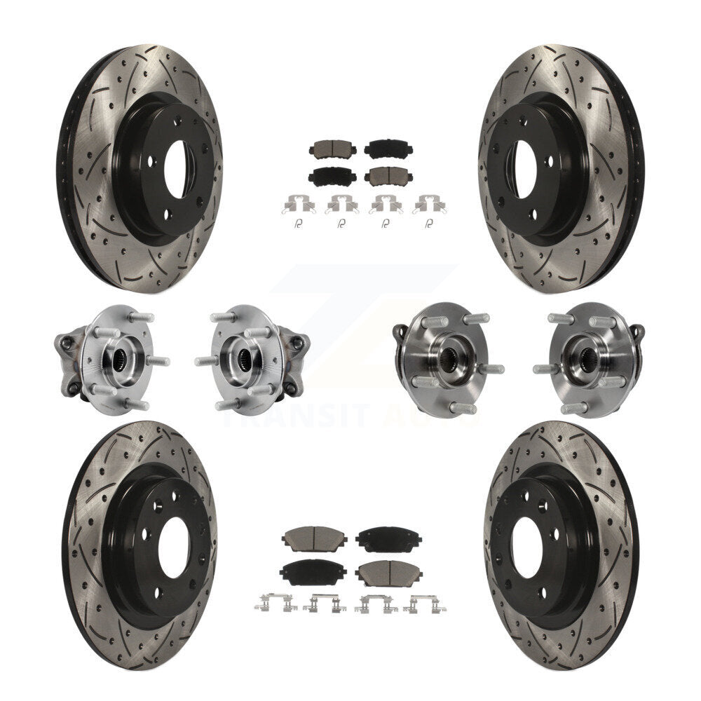 Transit Auto KBB-126952 Wheel Bearing and Hub Assembly for 2016-2018 Mazda CX-3 - Front and Rear product image