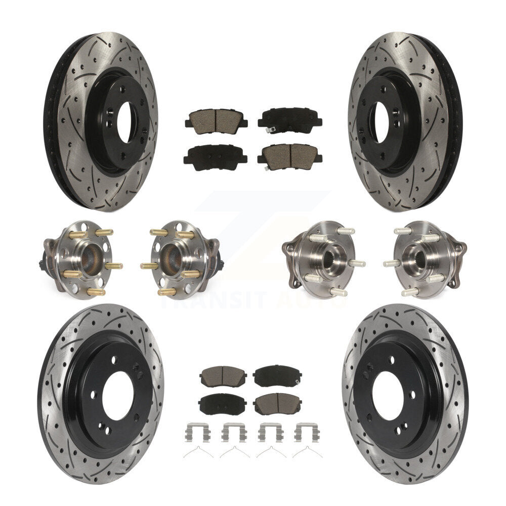 Transit Auto KBB-126953 Wheel Bearing and Hub Assembly for 2016 Hyundai Sonata - Front and Rear product image