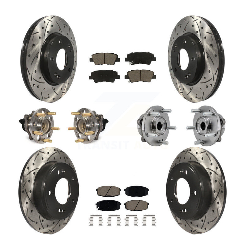Transit Auto KBB-126955 Wheel Bearing and Hub Assembly for 2017-2019 Kia Soul - Front and Rear product image