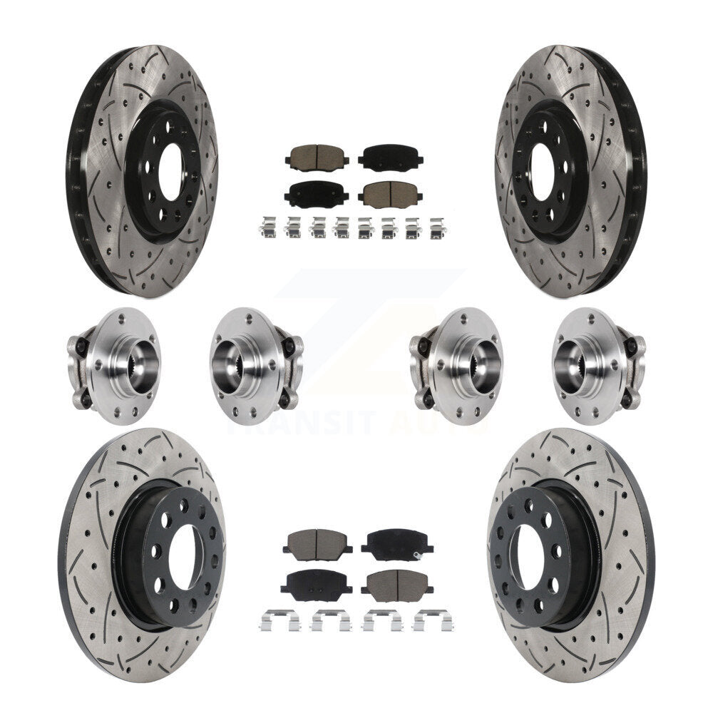 Transit Auto KBB-126958 Wheel Bearing and Hub Assembly for 2015-2021 Fiat 500X, Jeep Renegade - Front and Rear product image