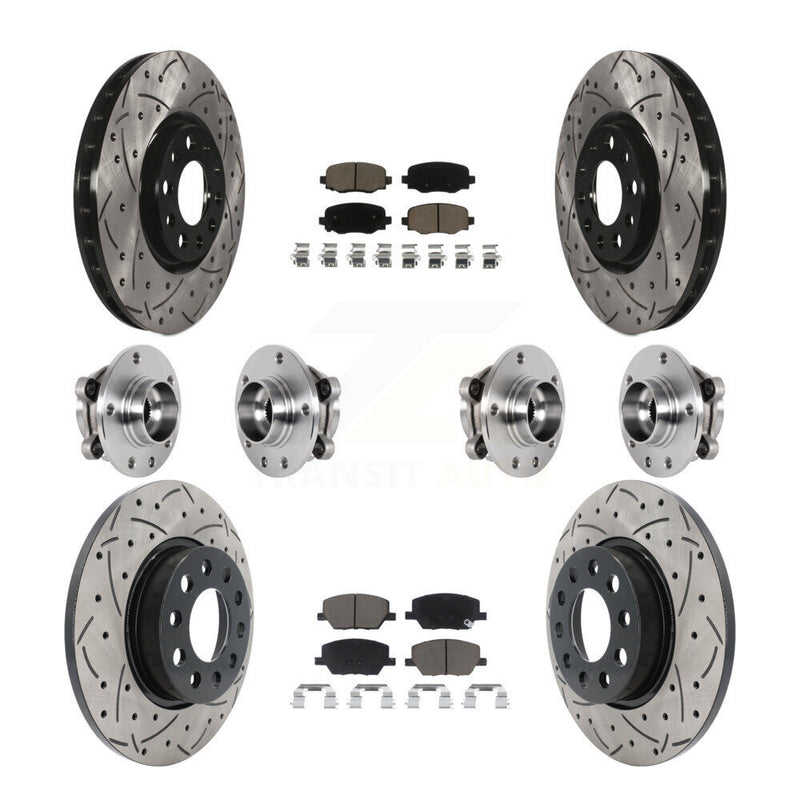 Transit Auto KBB-126958 Wheel Bearing and Hub Assembly for 2015-2021 Fiat 500X, Jeep Renegade - Front and Rear product image