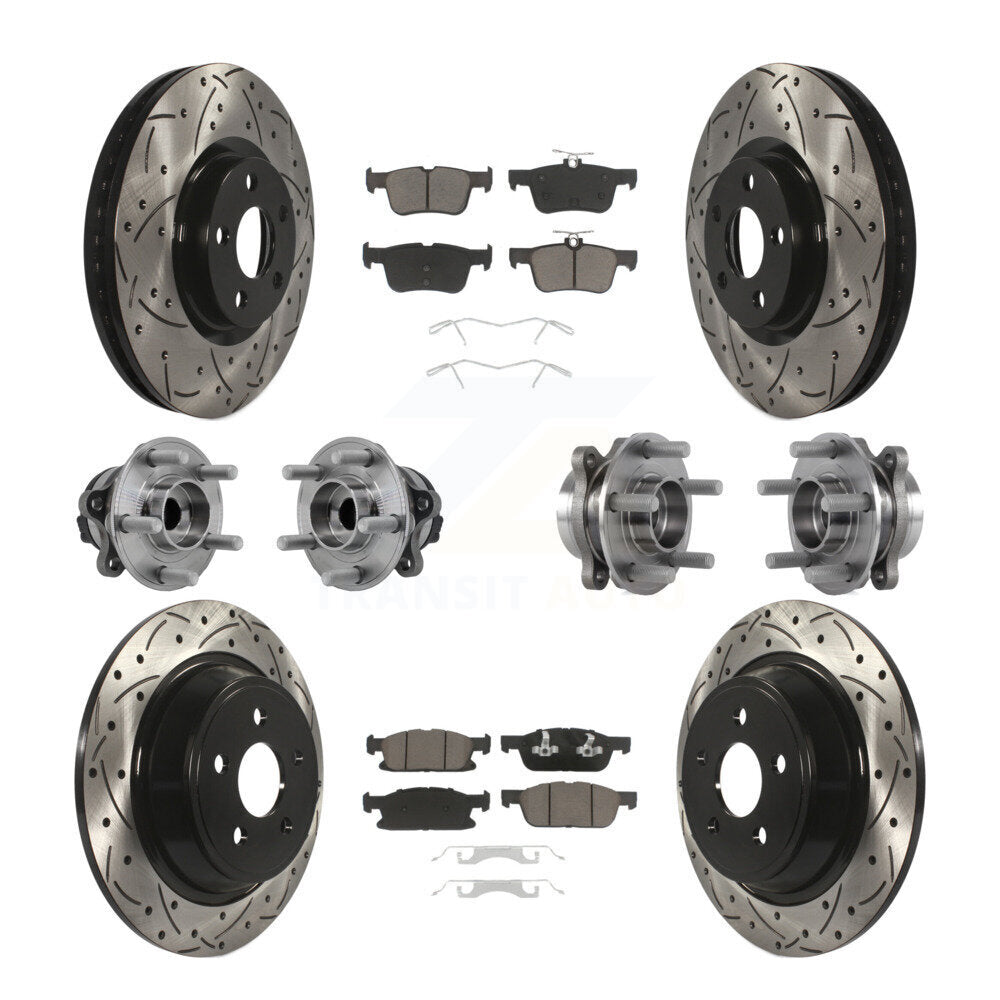 Transit Auto KBB-126966 Wheel Bearing and Hub Assembly for 2015-2018 Ford Edge - Front and Rear product image