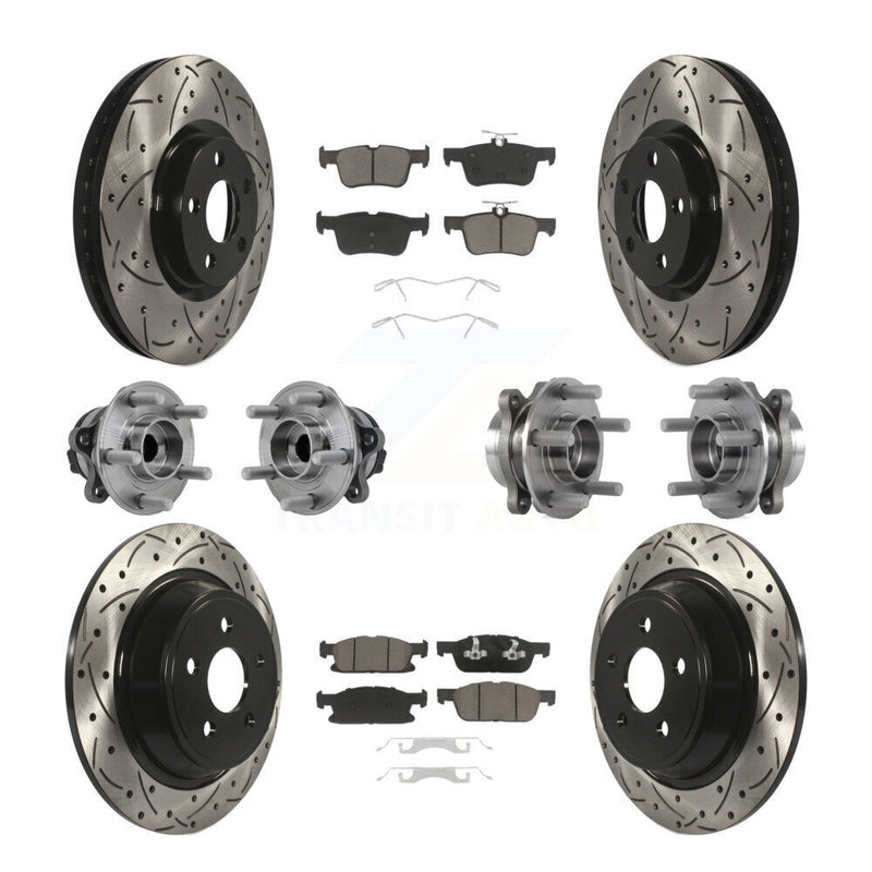 Transit Auto KBB-126966 Wheel Bearing and Hub Assembly for 2015-2018 Ford Edge - Front and Rear product image
