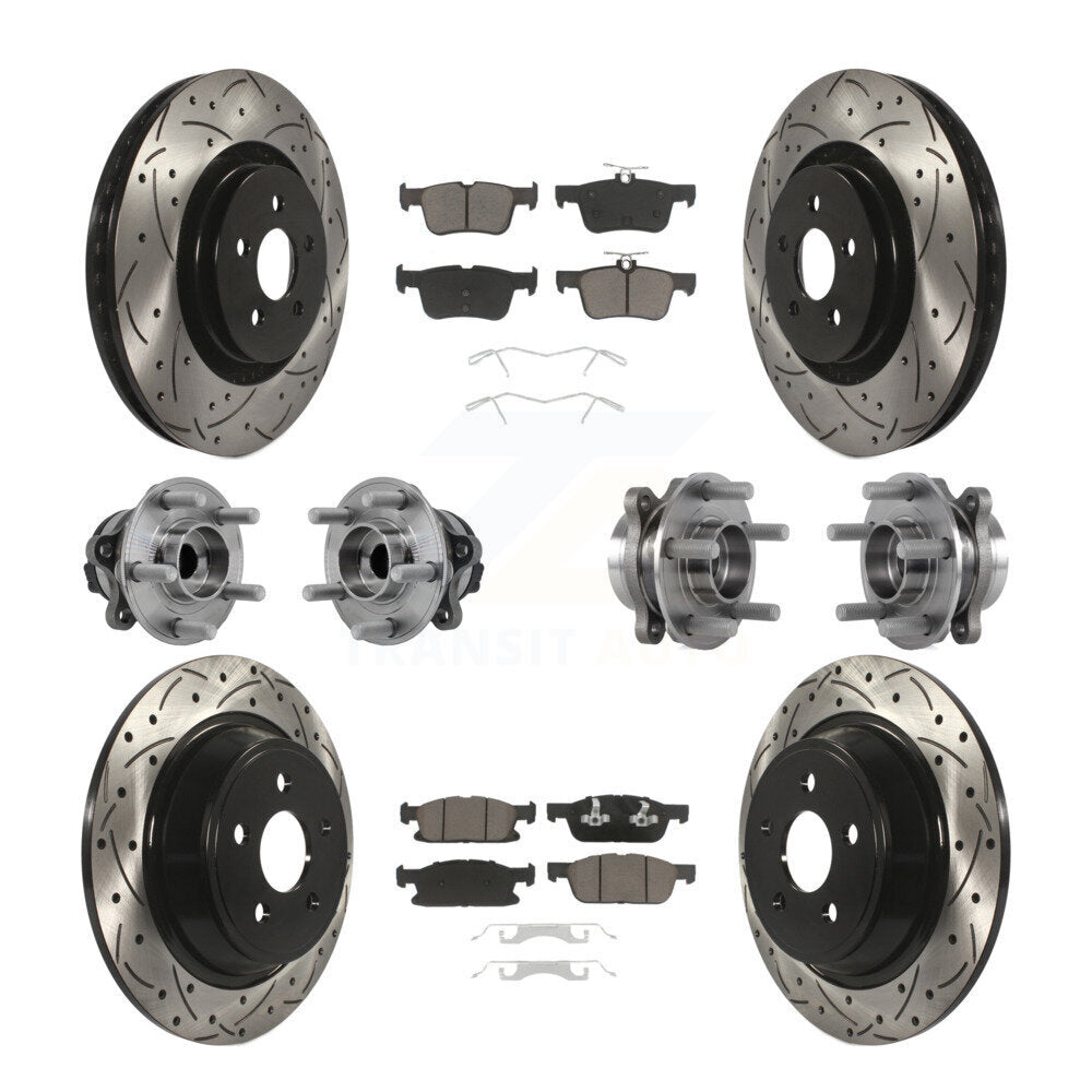 Transit Auto KBB-126967 Wheel Bearing and Hub Assembly for 2015-2023 Lincoln Nautilus, Lincoln MKX, Ford Edge - Front and Rear product image