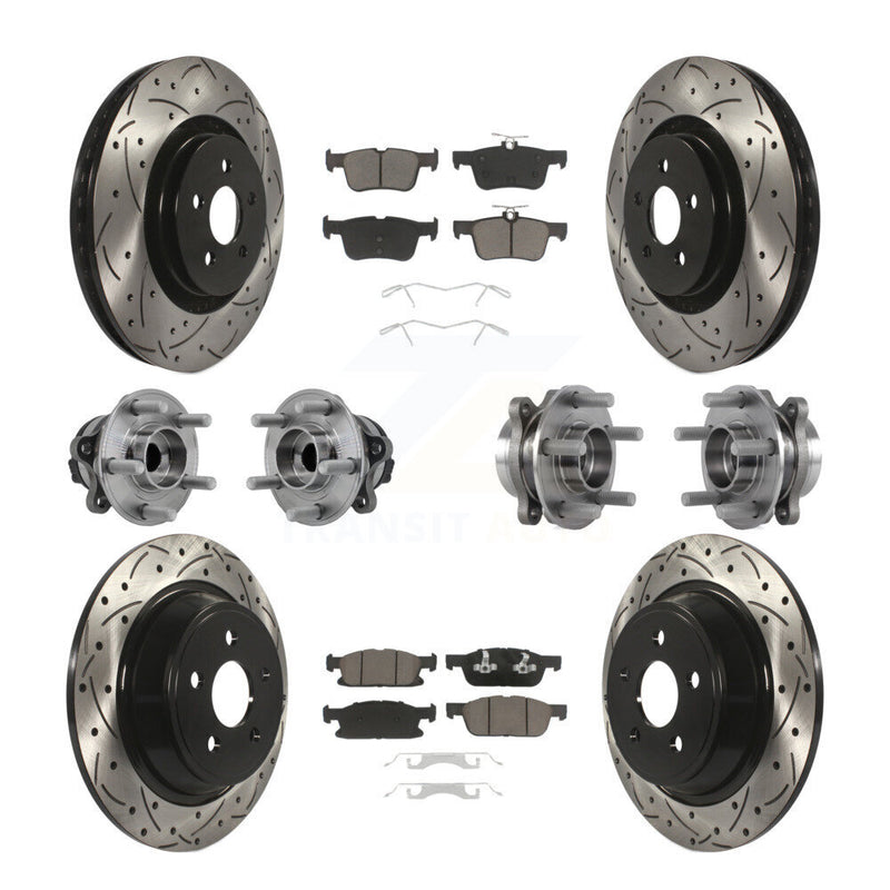 Transit Auto KBB-126967 Wheel Bearing and Hub Assembly for 2015-2023 Lincoln Nautilus, Lincoln MKX, Ford Edge - Front and Rear product image