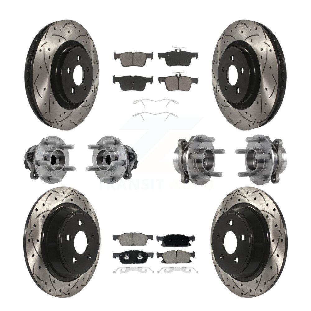 Transit Auto KBB-126969 Wheel Bearing and Hub Assembly for 2018-2020 Lincoln Continental - Front and Rear product image